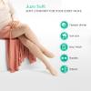 Juzo Soft 20-30 mmHg Compression Stockings, Pantyhose, Closed Toe | Compression Socks for Moderate Varicosities & Edema, Post-Sclerotherapy, Post-Op | Beige, Large (IV) Petite view 4