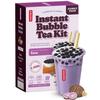 Pocas Bubble Tea Kit, Taro  Instant Milk Tea Powder with Authentic Tapioca Pearls for Instant Bubble Tea, 5 Kits view 1