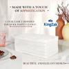 400 White Dinner Napkins 2-Ply - Eight Fold - 16.5"X15" - Dinner Napkins Disposable, Guest Bathroom Essentials, Perfect For Wedding, Bridal Shower Napkins And Party, Napkins Bulk view 2