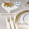 400 White Dinner Napkins 2-Ply - Eight Fold - 16.5"X15" - Dinner Napkins Disposable, Guest Bathroom Essentials, Perfect For Wedding, Bridal Shower Napkins And Party, Napkins Bulk view 3