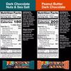 KIND Variety Pack, 9- Dark Chocolate Nuts & Sea Salt, 9- Peanut Butter Dark Chocolate, 18 Bar Pack view 2