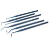 6 Professional Dental Tartar Scraper Tools Titanium Coated Single Ended Tartar Remover for Teeth, Dental Pick, Plaque Remover, Tooth Scraper for Added Oral Care at Home, Stainless Steel view 1