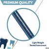 6 Professional Dental Tartar Scraper Tools Titanium Coated Single Ended Tartar Remover for Teeth, Dental Pick, Plaque Remover, Tooth Scraper for Added Oral Care at Home, Stainless Steel view 3