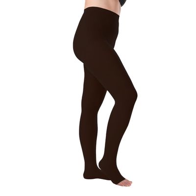 Juzo Soft 20-30 mmHg Compression Stockings, Pantyhose, Open Toe | Compression Socks for Moderate Varicosities & Edema, Post-Sclerotherapy, Post-Op | Black, X-Small (I)