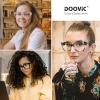 DOOViC 3 Pack Oversized Reading Glasses for Women Blue Light Blocking Square Stylish Computer Readers +1.50 Strength view 2