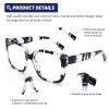 DOOViC 3 Pack Oversized Reading Glasses for Women Blue Light Blocking Square Stylish Computer Readers +1.50 Strength view 4