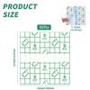 50 Pcs Tattoo Aftercare Waterproof Bandage, Clear Second Skin Tattoo Cover Up Tape Tattoo Wraps for Healing, Waterproof Transparent Film Dressing Adhesive Bandages for Swimming Tattoo (4 x 4 Inch) view 2