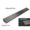 PINNKL Ramps for Lawn Mower Threshold Ramp for Wheelchairs, Car Vehicle Curbside Driveway Ramp, Rise Threshold Ramps Doorway, for Steps, Driveway and Curb (Size : 100x13x6cm(39.4x5.1x2.4in)) view 2