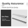 PINNKL Ramps for Lawn Mower Threshold Ramp for Wheelchairs, Car Vehicle Curbside Driveway Ramp, Rise Threshold Ramps Doorway, for Steps, Driveway and Curb (Size : 100x13x6cm(39.4x5.1x2.4in)) view 3