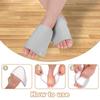 PEUTIER 2pcs Castor Oil Foot Pack, Castor Oil Foot Wrap Reusable Castor Oil Pack for Foot Adjustable Castor Oil Compress Pads Flannel Cloth Castor Oil Pack for Foot Ankle (Gray) view 3