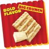 Cheez-It Grooves Crunchy Cheese Crackers, Snack Crackers, Lunch Snacks, Sharp White Cheddar (6 Pouches) view 4