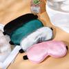 BBTO 4 Pcs Silk Sleep Eye Masks Smooth Soft Satin Eye Covers with Adjustable Strap Blindfold for Sleeping Blocking Out Lights Travel Relaxation (Black, Grey, Dark Green, Pink) view 4