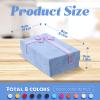 Batiyeer Jewelry Gift Boxes Set Empty Small Gift Cardboard Boxes for Jewelry Packaging with Ribbon Bowknot for Anniversaries Weddings Birthday, 8 Colors(160 Pcs) view 2