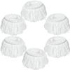 6 Pack Mop Heads Replacements, Compatible with FunClean Spin Mop & RinseWise Mop Bucket, Microfiber Spin Mop Head Refill Cleaning Supplie for Home Industrial and Commercial Use view 1