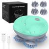 AMIR Electric Scalp Massager, Portable Head Massager with Kneading 96 Massage Nodes, Handheld Head Scratcher Massager for Stress Relax and Pain Relief, Ideal Valentines Day Gift for Her/Him (Green) view 1