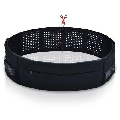 Healvaluefit Diabetic Pump Belt Holder, Diabetes Insulin Pump Belt with Cuttable Size, Diabete Waist Running Belt for Men & Women (M:24"-38")