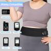 Healvaluefit Diabetic Pump Belt Holder, Diabetes Insulin Pump Belt with Cuttable Size, Diabete Waist Running Belt for Men & Women (M:24"-38") view 2