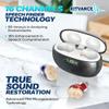 [Upgraded Version] Hearing Aids for Seniors Adults with Dual Micphone, Rechargeable Sound Amplifiers with Noise Canceling, Invisible Digital OTC Hearing Amplifiers with LED Power Display Charging Case view 2