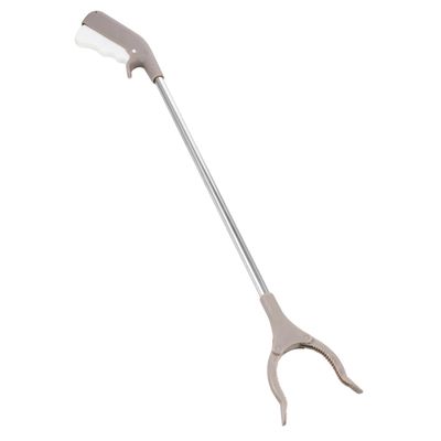 1pc Pickup Lightweight Grabber Trash u Tool Reacher Grabber Portable Grabber Garbage Rod Leaf Grabber Reacher Garbage Clip Tweezers Grabbing Elderly Stainless Steel