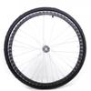 24" Rear Wheel Assembly, 24 x 1 3/8 Replacement Back Wheel for Wheelchair, Non-Slip Rubber Pneumatic Tires, Aluminum Wheel Hubs, Bearing: 12mm view 3