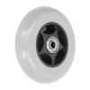 4 Inch Wheelchair Wheel Rubber Low Noise Walker Caster Replacement Solid Wheel Replacement For Roller Gray view 2