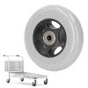 4 Inch Wheelchair Wheel Rubber Low Noise Walker Caster Replacement Solid Wheel Replacement For Roller Gray view 3