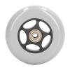 4 Inch Wheelchair Wheel Rubber Low Noise Walker Caster Replacement Solid Wheel Replacement For Roller Gray view 4