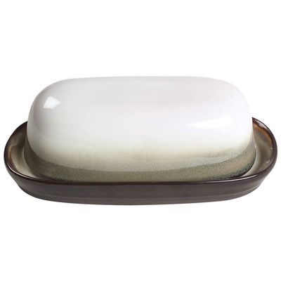 Sango Nova Black 1/4 Lb Covered Butter