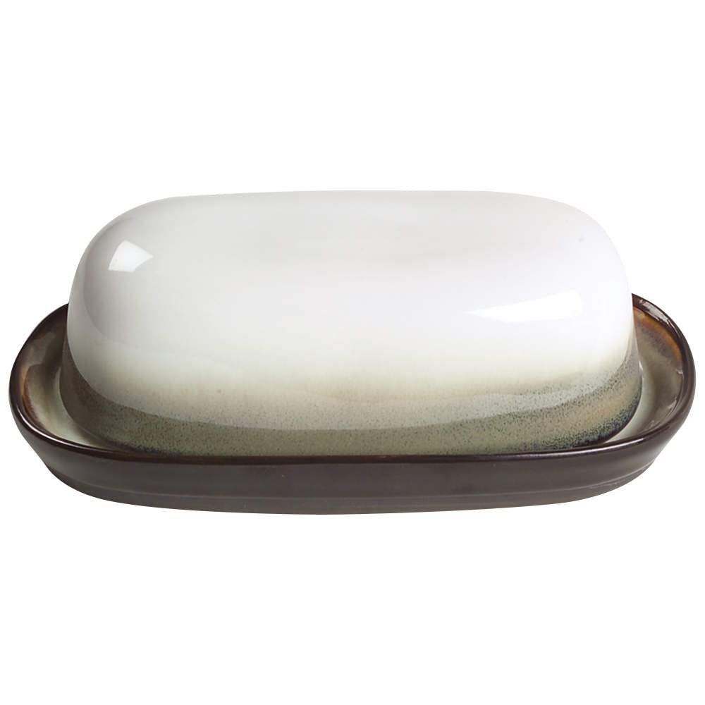 Sango Nova Black 1/4 Lb Covered Butter