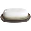 Sango Nova Black 1/4 Lb Covered Butter view 1