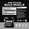 All Black Everything Creatine Monohydrate | Support Muscles, Cognitive Function | Micronized Amino Acid Powder | Cellular Energy | Workout Supplement for Men & Women | Unflavored | 60 Servings view 2