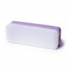 Visfresh Disposable Daily Contact-Lens Case Organizer, Travel-Friendly, Premium Quality, Water-Resistant Silicone Case with Clearly Labeled R & L, Storage up to 30 lenses (Purple) view 2