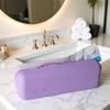 Visfresh Disposable Daily Contact-Lens Case Organizer, Travel-Friendly, Premium Quality, Water-Resistant Silicone Case with Clearly Labeled R & L, Storage up to 30 lenses (Purple) view 3