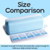 Visfresh Disposable Daily Contact-Lens Case Organizer, Travel-Friendly, Premium Quality, Water-Resistant Silicone Case with Clearly Labeled R & L, Storage up to 30 lenses (Purple) view 4