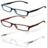V.W.E. 3 Pairs Men Reading Glasses - Comfortable Soft Matte Finish Clear Len Readers - Spring Hinge (3 Pairs Assorted, 2.00) view 2