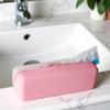 Visfresh Disposable Daily Contact-Lens Case Organizer, Travel-Friendly, Premium Quality, Water-Resistant Silicone Case with Clearly Labeled R & L, Storage up to 30 lenses (Pink) view 3