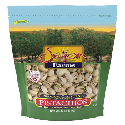 Setton Farms Premium Pistachios, Dry Roasted with Sea Salt, 12 Oz. Bag