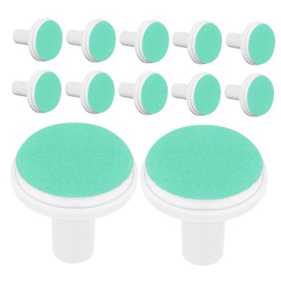 12pcs Nail File Electrical Tools Nail Trimmer Replacement Pads Nail Clipper Pads Nail Trimming Tools Infant Nail Grind Head Plastic Newborn Sharpen The