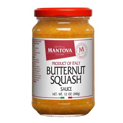 Mantova Butternut Squash Sauce, 12 oz. (Pack of 2), Product of Italy, Traditional, All-Natural, Ready-to-Eat Pasta Sauce, No Artificial Coloring, Flavoring or Preservatives