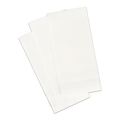 White Cloth Like Dinner Napkins - 1/6 Fold 12"x16" Single Use Linen Feel Disposable Guest Towels, Absorbent, Soft, Elegant, Bathroom Hand Towel, Party, Weddings, Napkins, Tablesetting, Receptions (20)