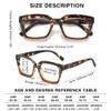 6 Pack Readers for Women Oprah Style Square Reading Glasses with Spring Hinge Blue Light Blocking for Men Ladies 6A +1.25 view 2