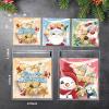 Bnsikun 200Pcs Christmas Cookie Bags Cellophane Treat Bags Clear Self-adhesive Candy Bags for Christmas Holiday Party Gift Decoration Supplies (3.94 x 3.94 In) view 2