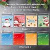 Bnsikun 200Pcs Christmas Cookie Bags Cellophane Treat Bags Clear Self-adhesive Candy Bags for Christmas Holiday Party Gift Decoration Supplies (3.94 x 3.94 In) view 3