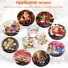 Bnsikun 200Pcs Christmas Cookie Bags Cellophane Treat Bags Clear Self-adhesive Candy Bags for Christmas Holiday Party Gift Decoration Supplies (3.94 x 3.94 In) view 4