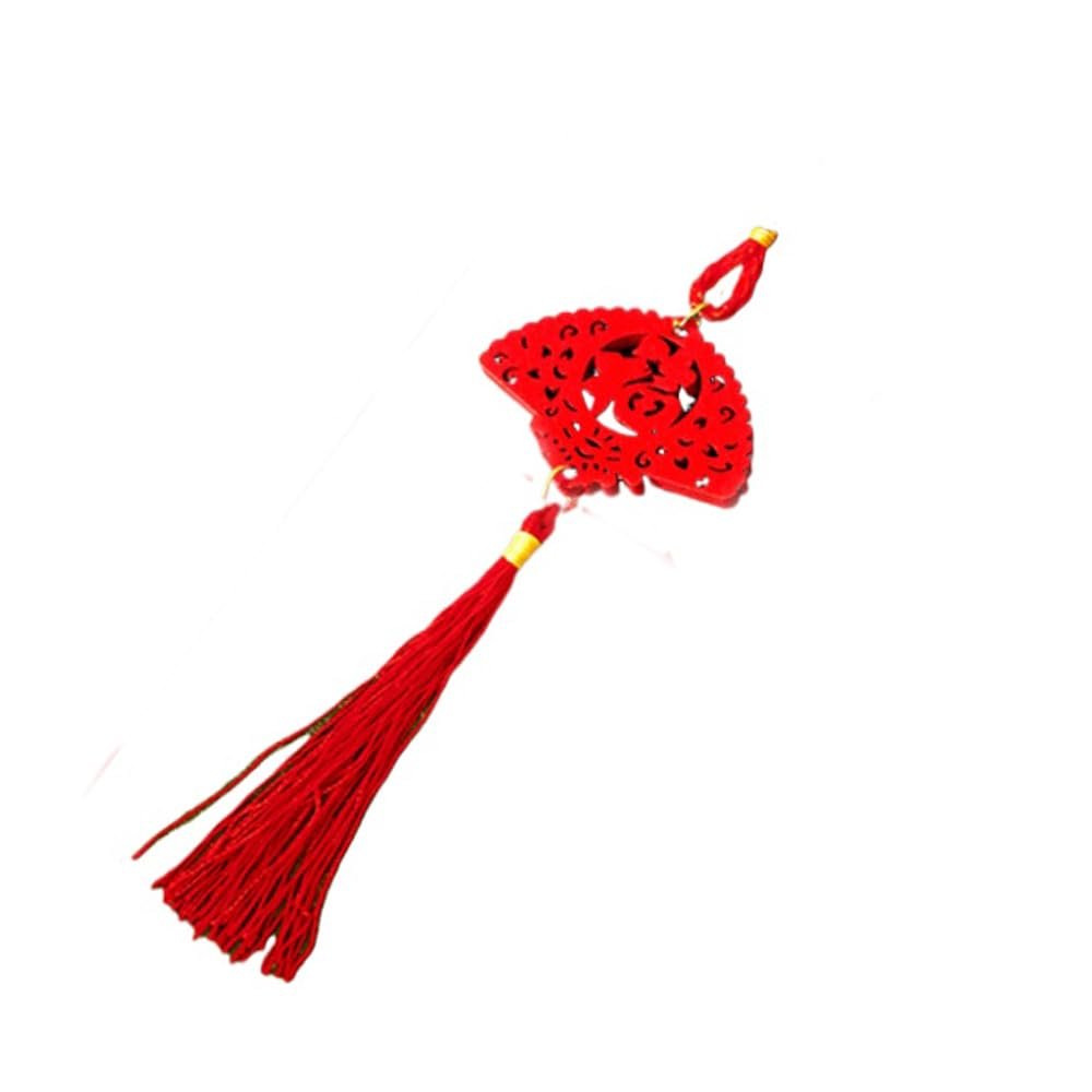25cm Spring Festival Red Green Plant Small Pendant New Year's Day Bonsai Tree Pendant