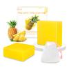 2 PCS Yoni Soap Bars Feminine Wash, 100% Natural Organic Yoni Bar Soap for Women Ph Balance Yoni Wash Eliminates Odor Moisturizing Yoni Care Soap with Foaming Net, Pineapple Handmade Soap 3.53 OZ view 1