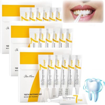 7-day active gum care gel, anti-yellowing decontamination care essence, deep cleans gum loosen and restore gum vitality.