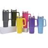 40oz handle ice cream large capacity vacuum cup stainless steel travel Cup Cup with suction tubes view 3