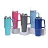 40oz handle ice cream large capacity vacuum cup stainless steel travel Cup Cup with suction tubes view 4