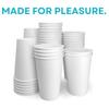 AMAZING GOODS Paper Coffee Cups (400, 16oz White Paper Cups) view 3